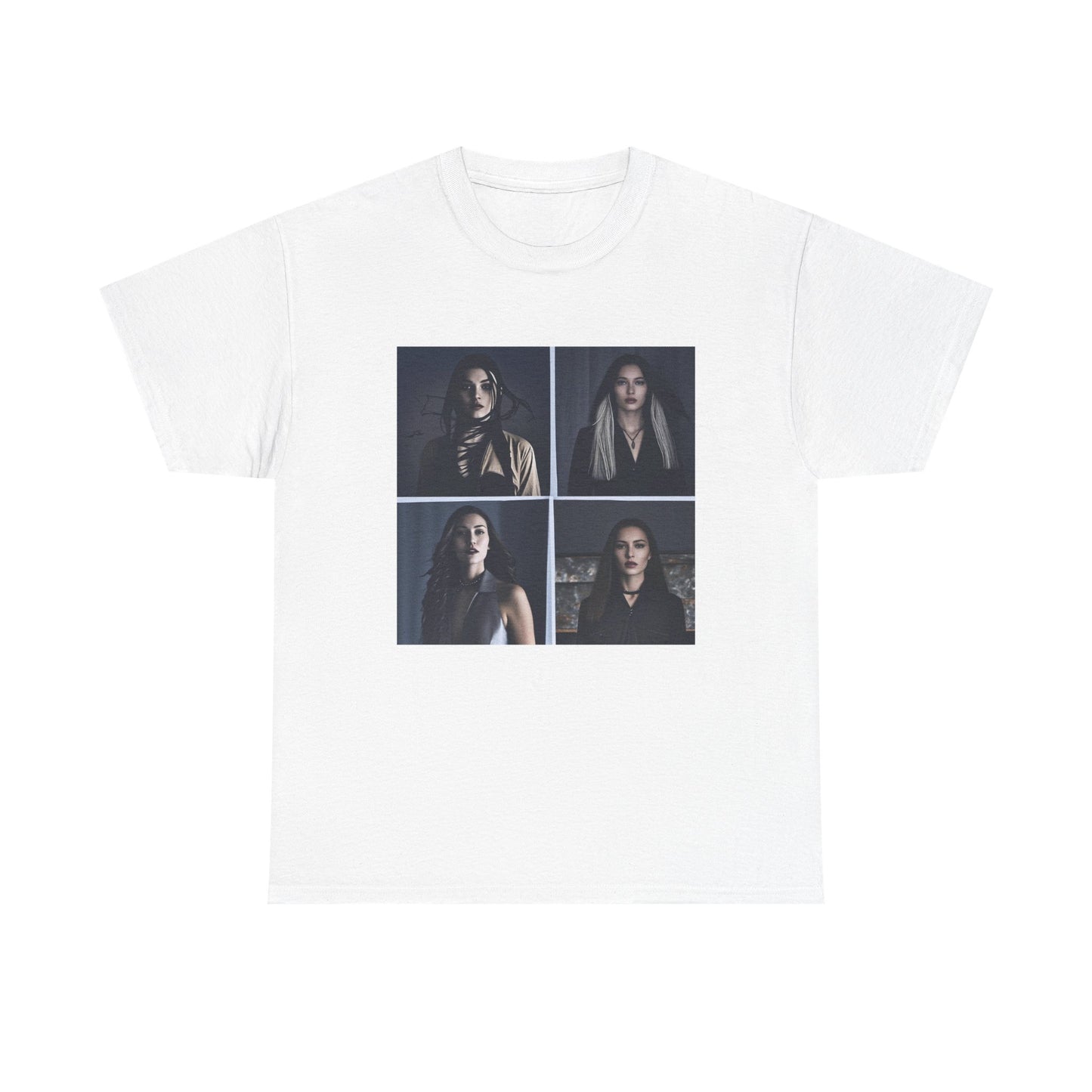 Dark Portrait Grid T-Shirt | Eco-Limited