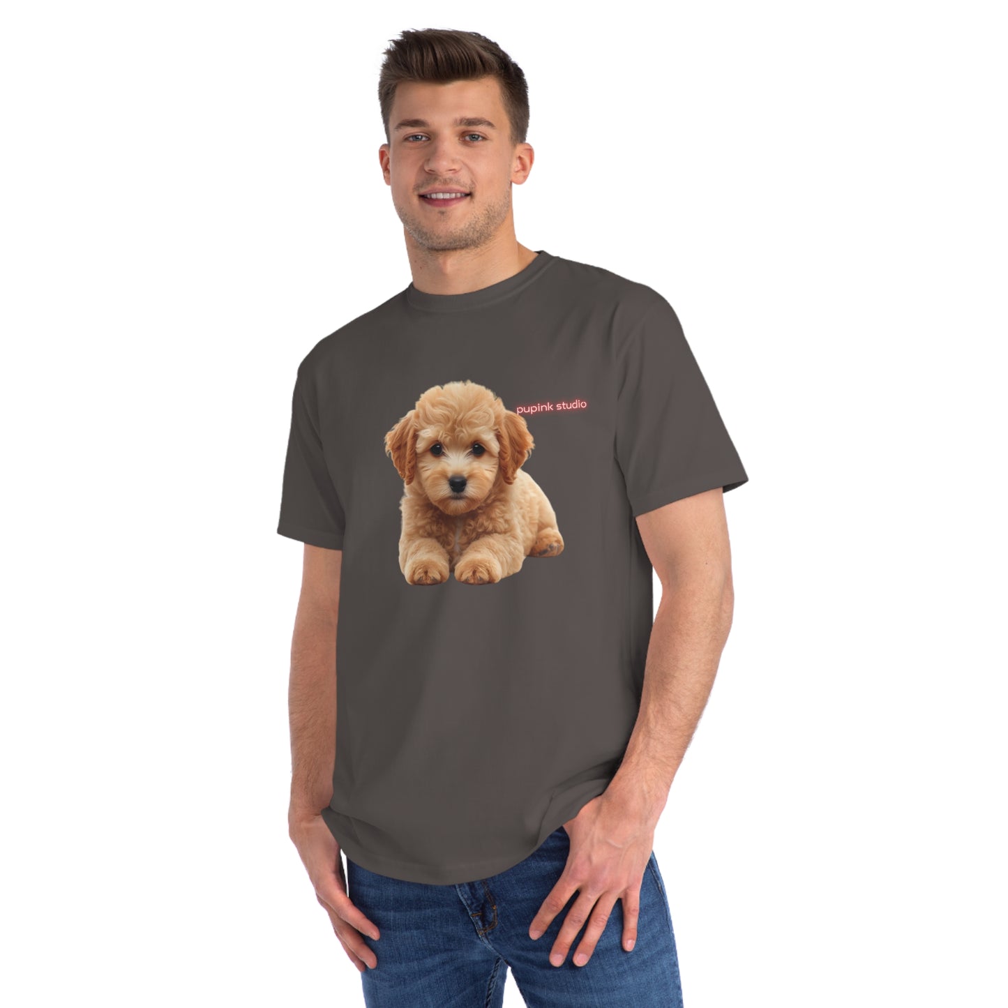 Organic Puppy Portrait T-Shirt | Organic-Limited