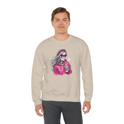 Coffee Rebel Skeleton Sweatshirt | Eco-Limited