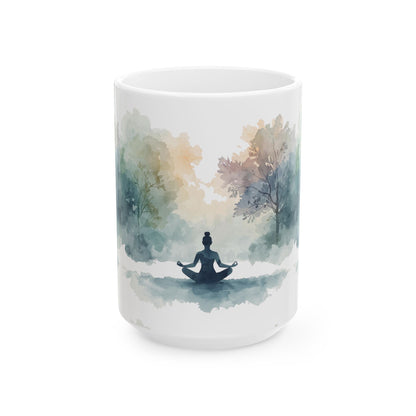 Calm Mind Meditation Ceramic Mug | Eco-Limited