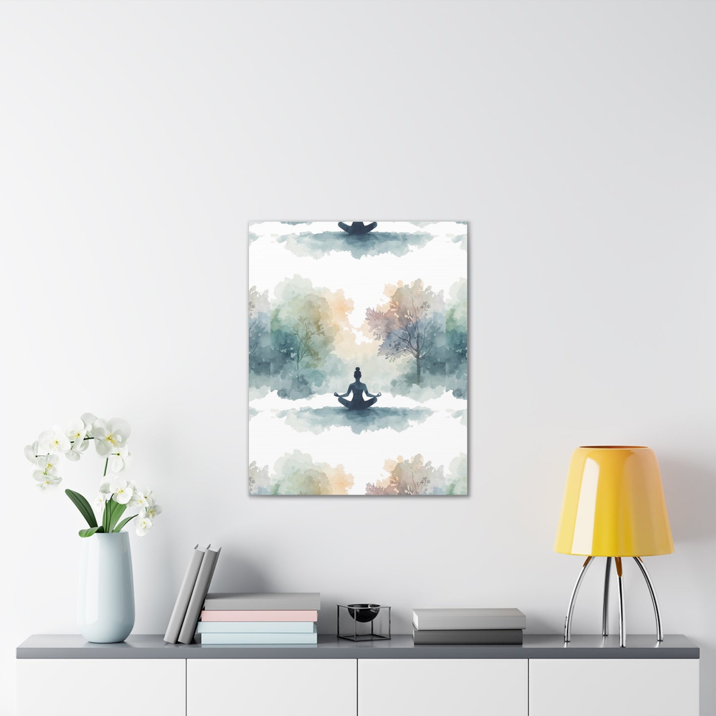 Peace Within Meditation Canvas Wall Art | Eco-Limited