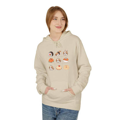Lucky Bento Puppy Grid Hoodie | Eco-Limited