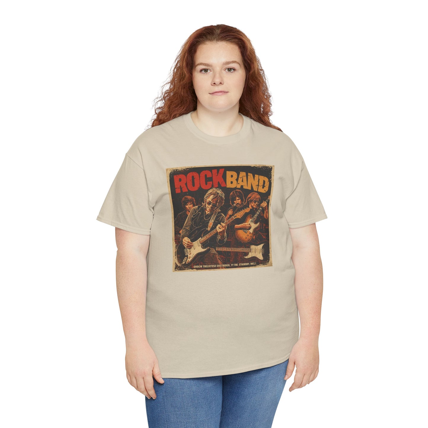 Rock Band Vintage Poster Art T-Shirt | Eco-Limited