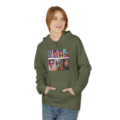 Color Pop Fashion Art Graphic Hoodie | Eco-Limited