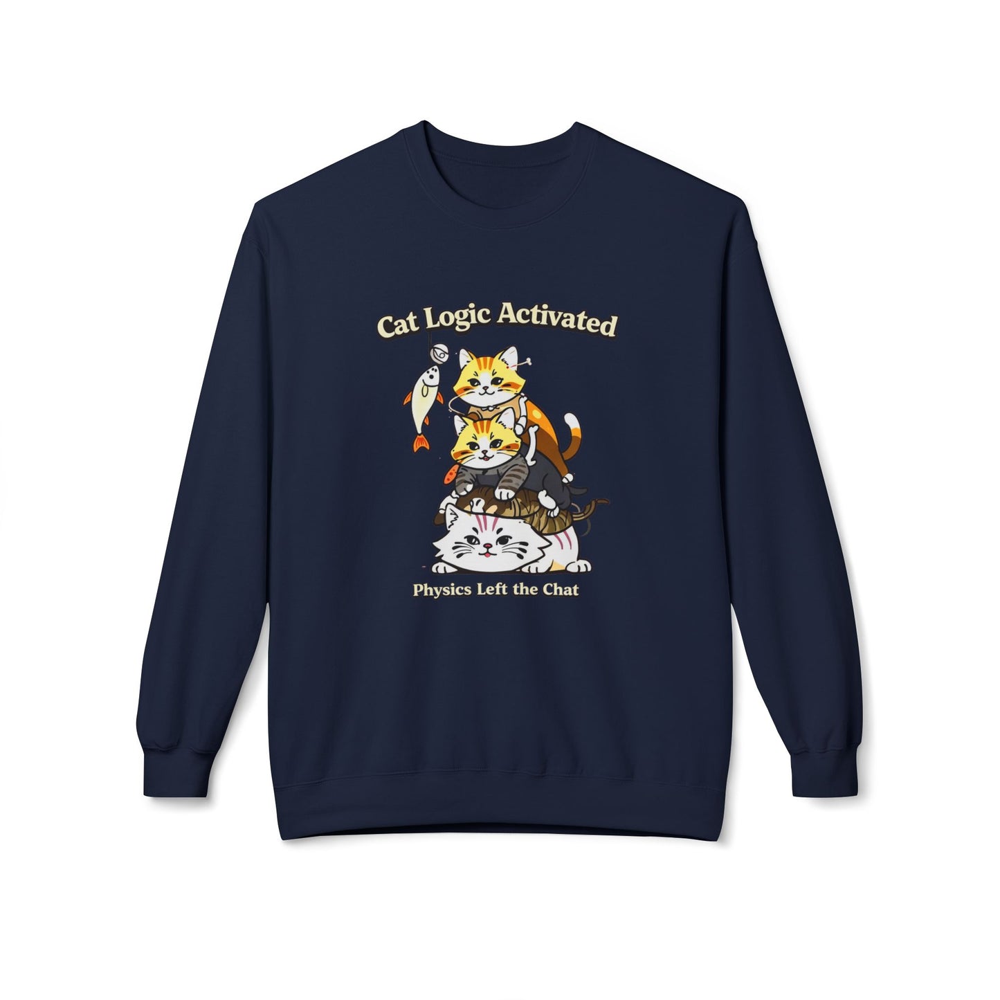 Cat Logic Activated Graphic Sweater | Eco-Limited