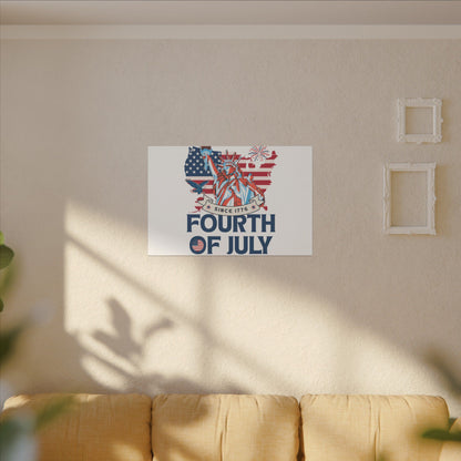 Fourth of July Canvas Wall Art