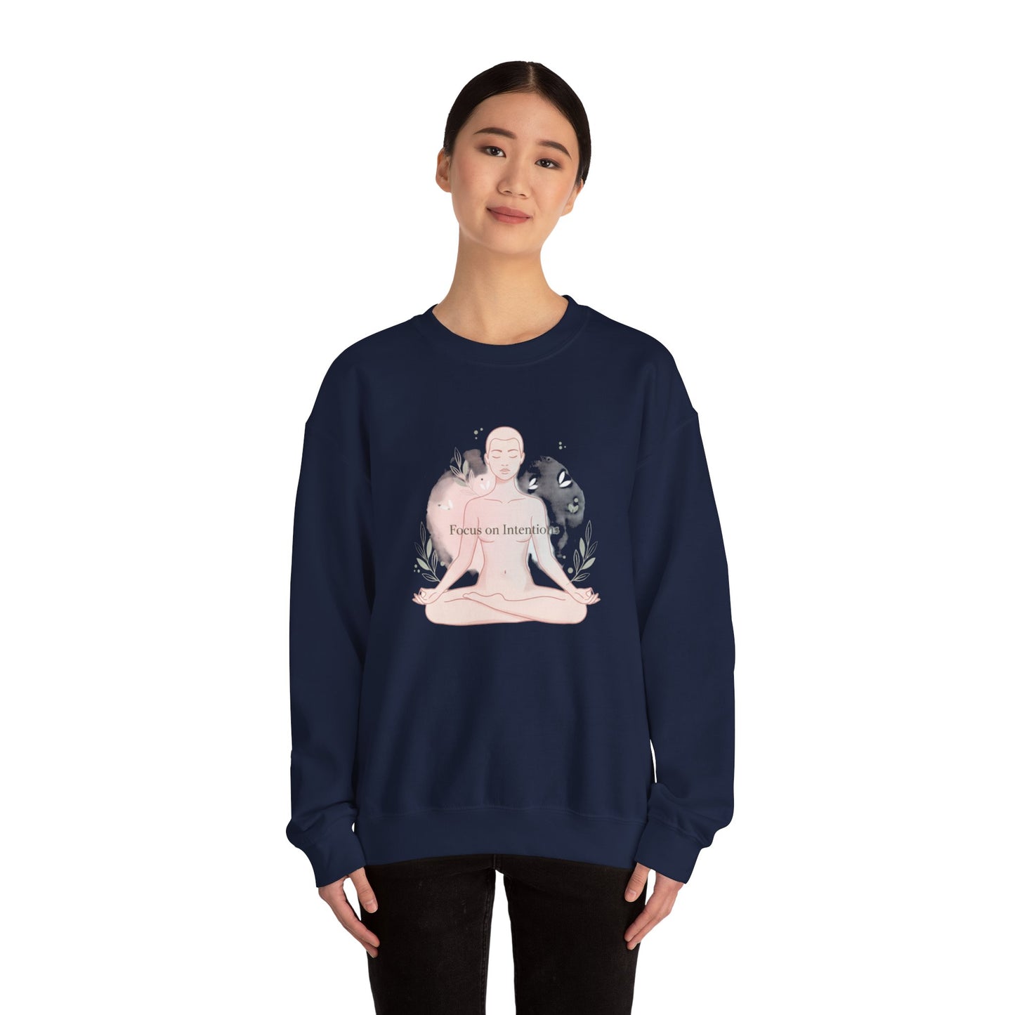 Focus on Intention Graphic Sweater | Eco-Limited