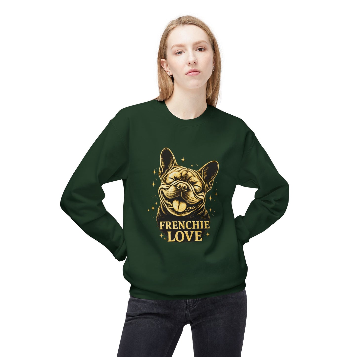 Frenchie Love Dog Sweater | Eco - Limited