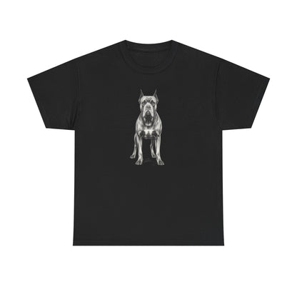 Cane Corso Sketch Minimal Art T-Shirt | Eco-Limited