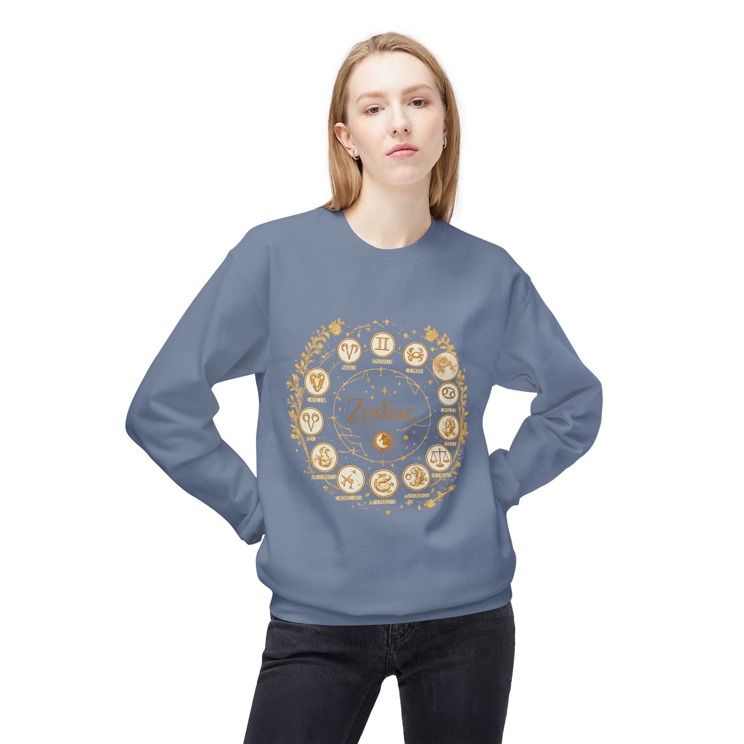 Zodiac Circle Sweatshirt | Eco-Limited