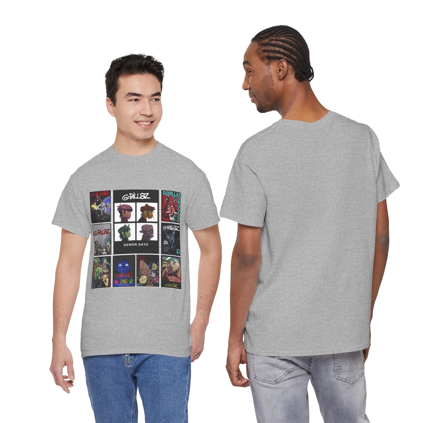 Animated Band Collage Street Art Graphic Tee | Eco-Limited
