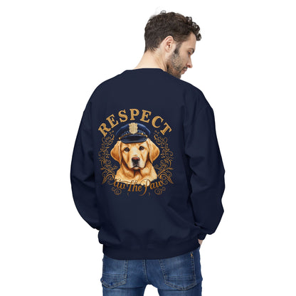 Respect The Paw Golden Retriever Sweatshirt | Eco-Limited