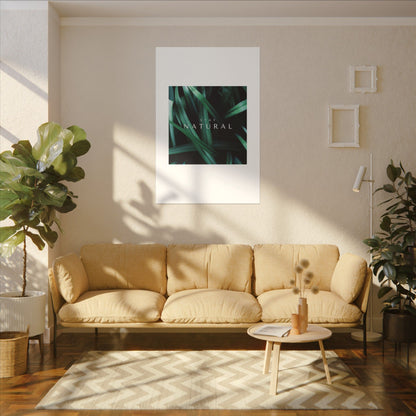 Stay Natural Botanical Canvas Wall Art