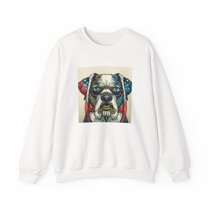 Patriot Dog Portrait Sweatshirt | Eco - Limited