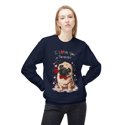 Pug Love Forever Sweater | Eco-Limited
