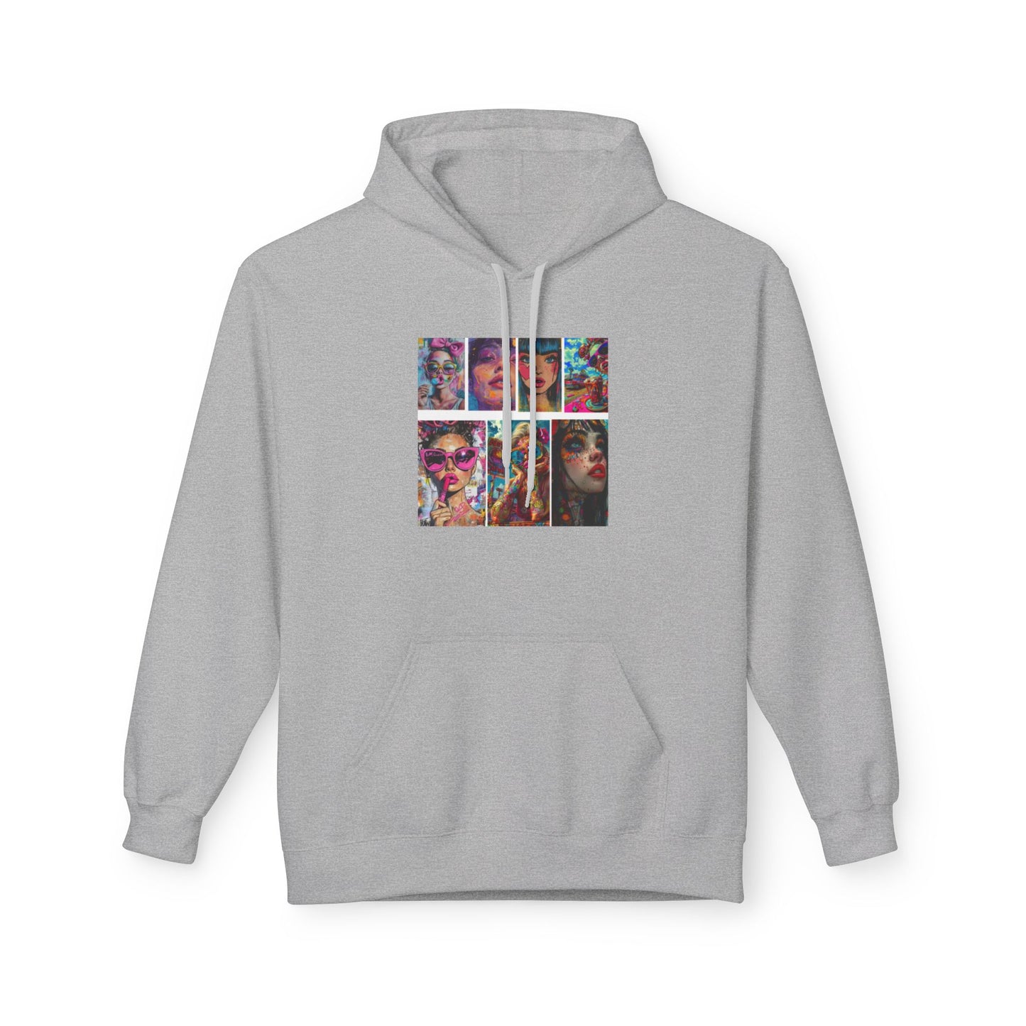 Color Pop Fashion Art Graphic Hoodie | Eco-Limited
