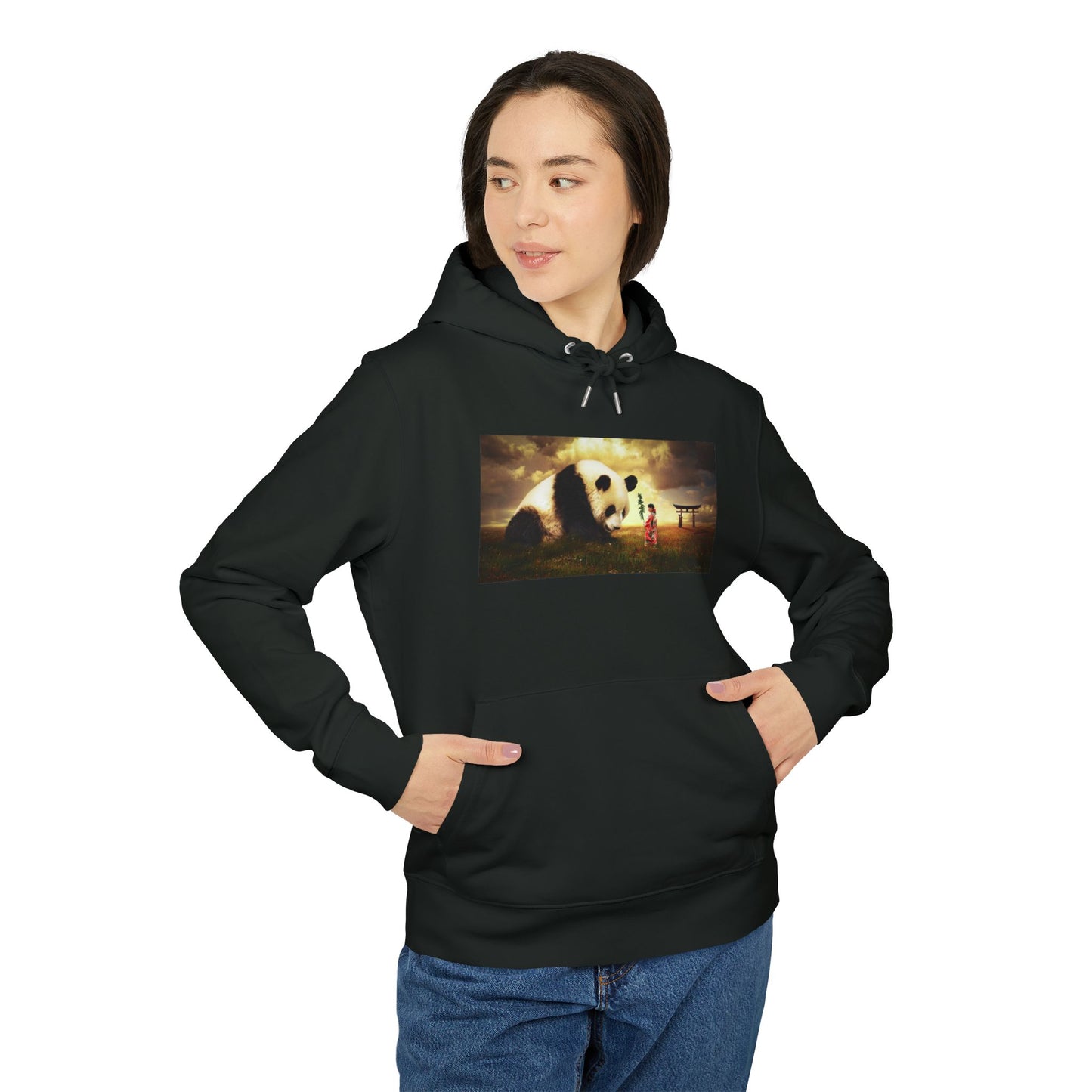 Guardian Panda Graphic Hoodie | Art Edition