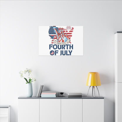 Fourth of July Canvas Wall Art