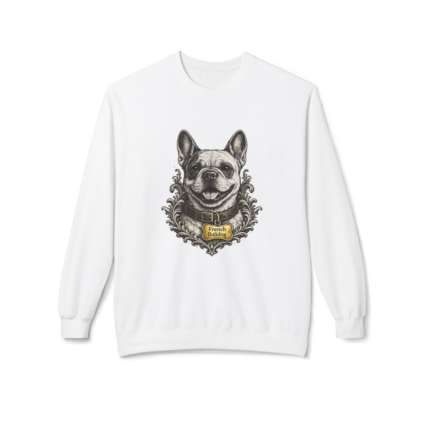 French Bulldog Ink Drawing Sweatshirt | Eco-Limited