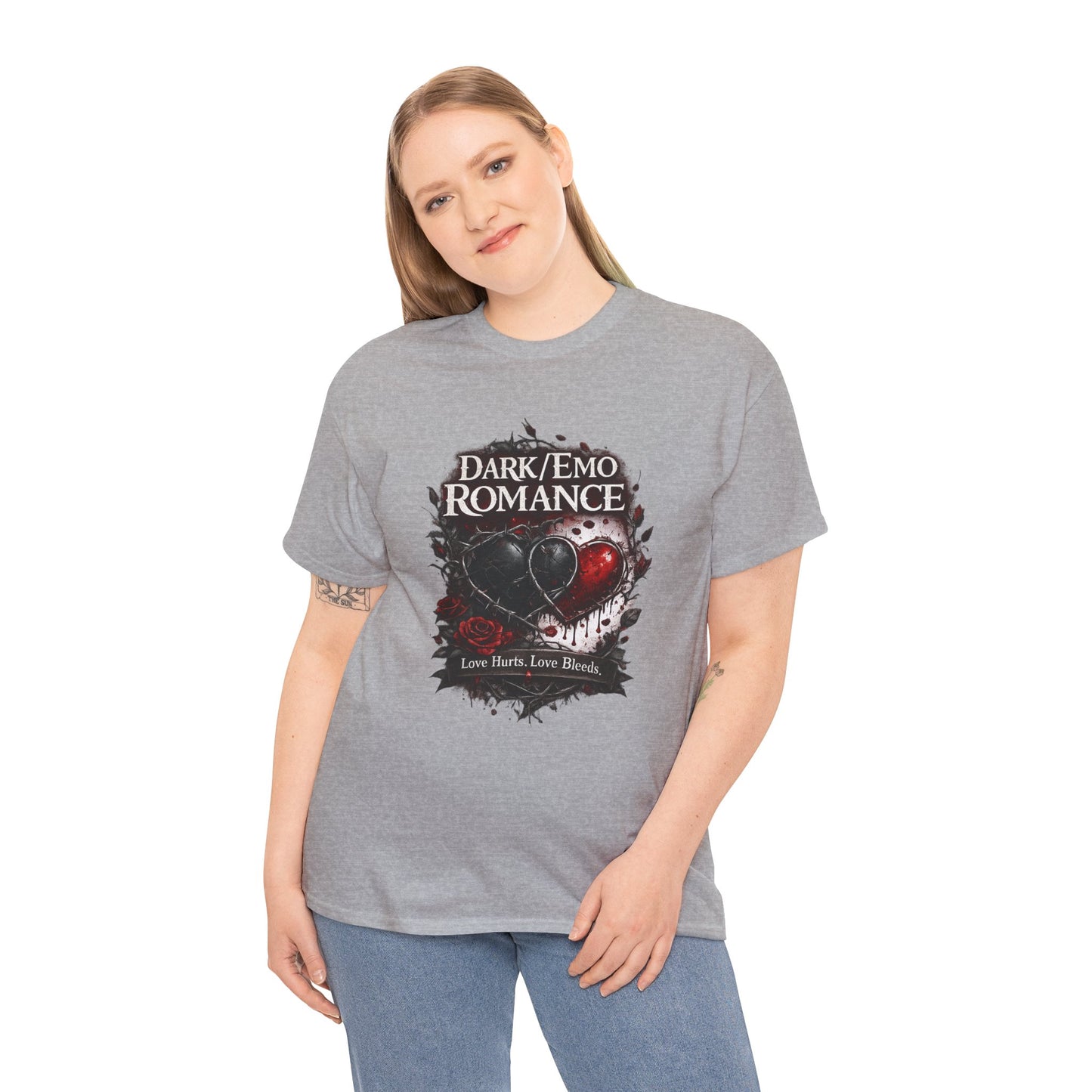 Dark Emo Romance Heart T-Shirt | Eco-Limited