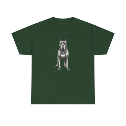 Cane Corso Sketch Minimal Art T-Shirt | Eco-Limited