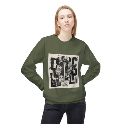 Life Matter Collage Graphic Sweater | Eco - Limited
