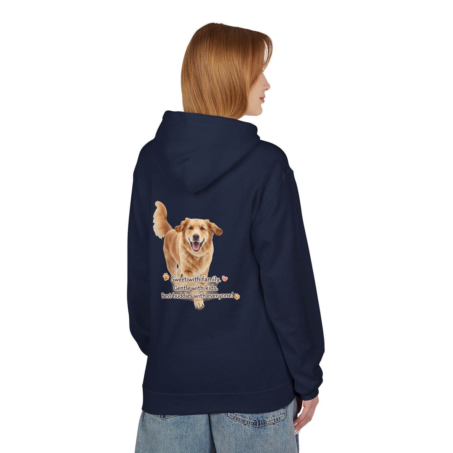 Golden Buddy Character Hoodie | Eco-Limited