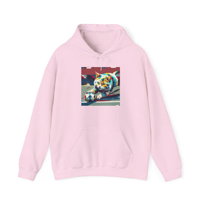 Color Pop Cat Art Hoodie | Eco-Limited