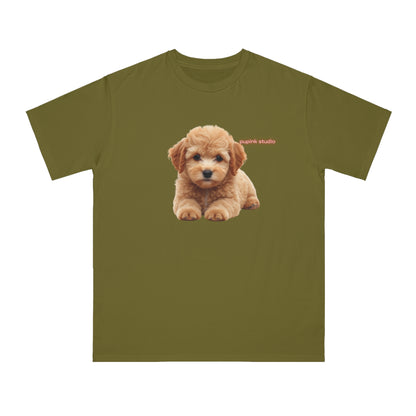 Organic Puppy Portrait T-Shirt | Organic-Limited