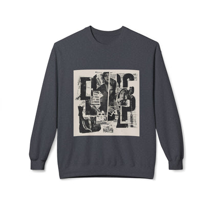 Life Matter Collage Graphic Sweater | Eco - Limited