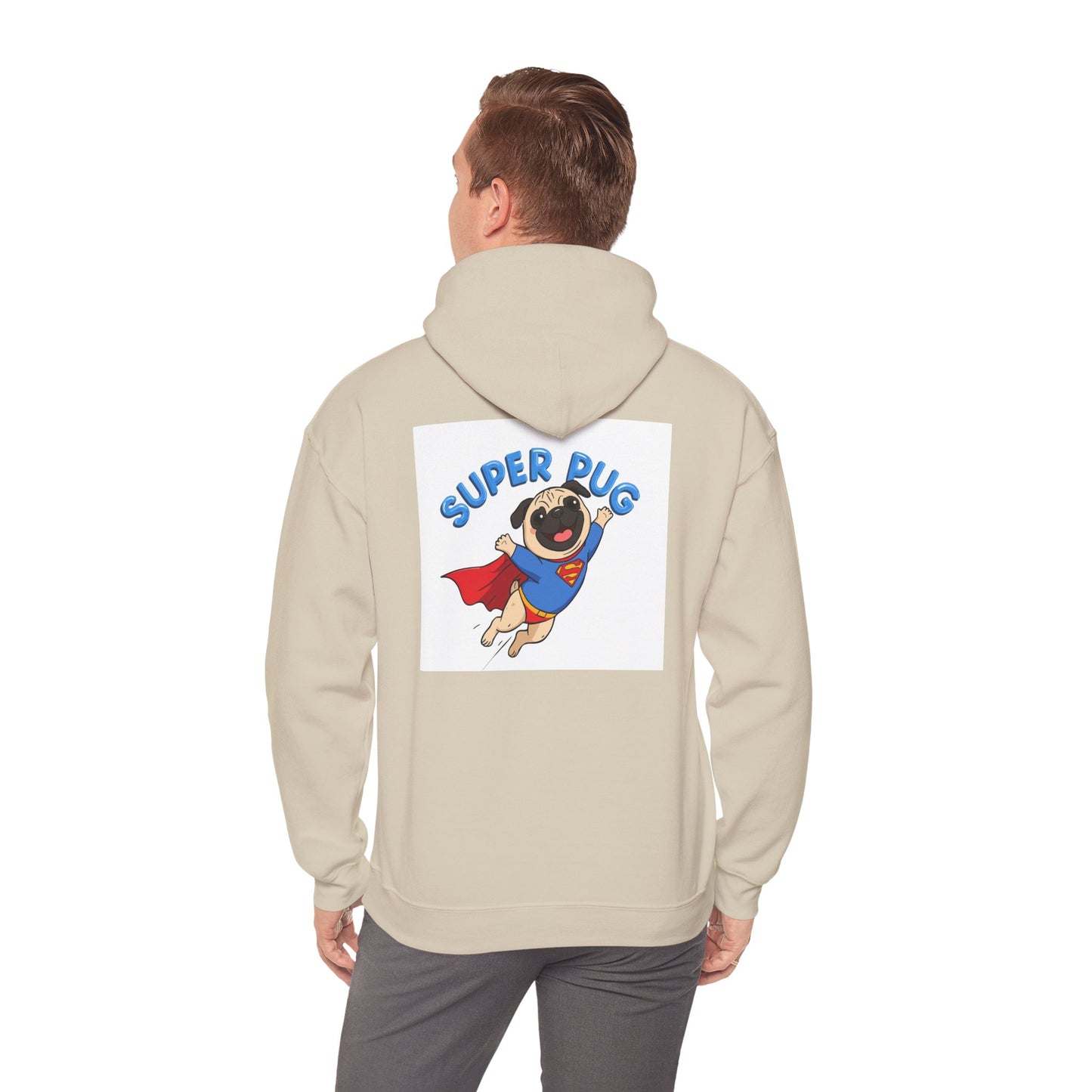 Super Pug Hero Hoodie | Eco-Limited