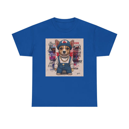 Lucky Street Pup Art T-Shirt | Eco-Limited