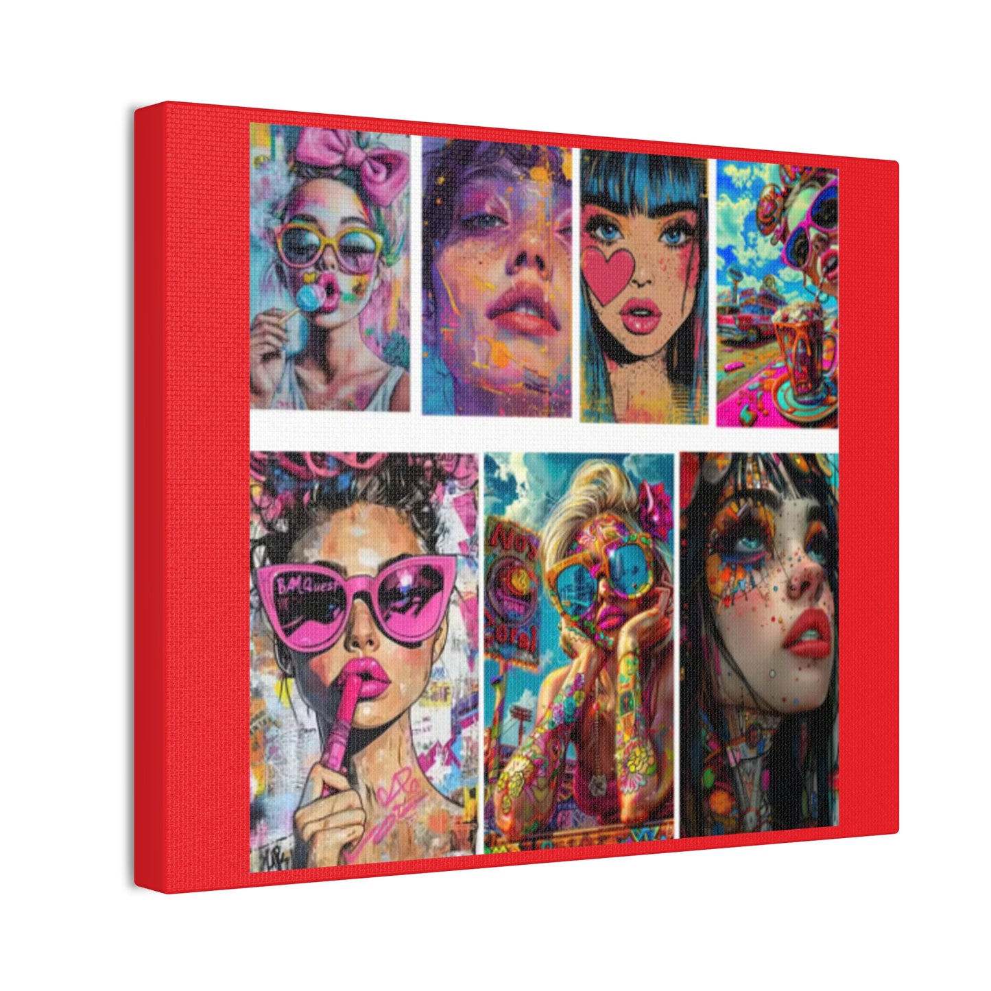 Pop Art Muse Canvas | Statement Wall Art