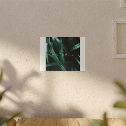 Stay Natural Botanical Canvas Wall Art