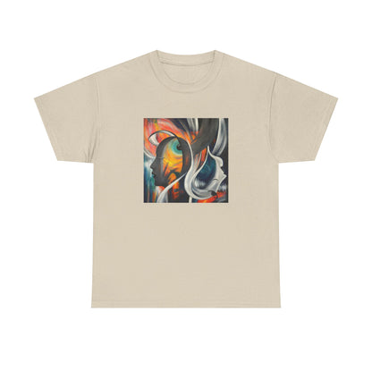 Abstract Expression Portrait T-Shirt | Eco-Limited