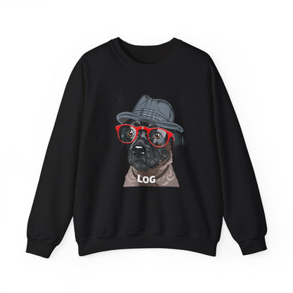 LOG Street Dog Art Sweatshirt | Eco-Limited