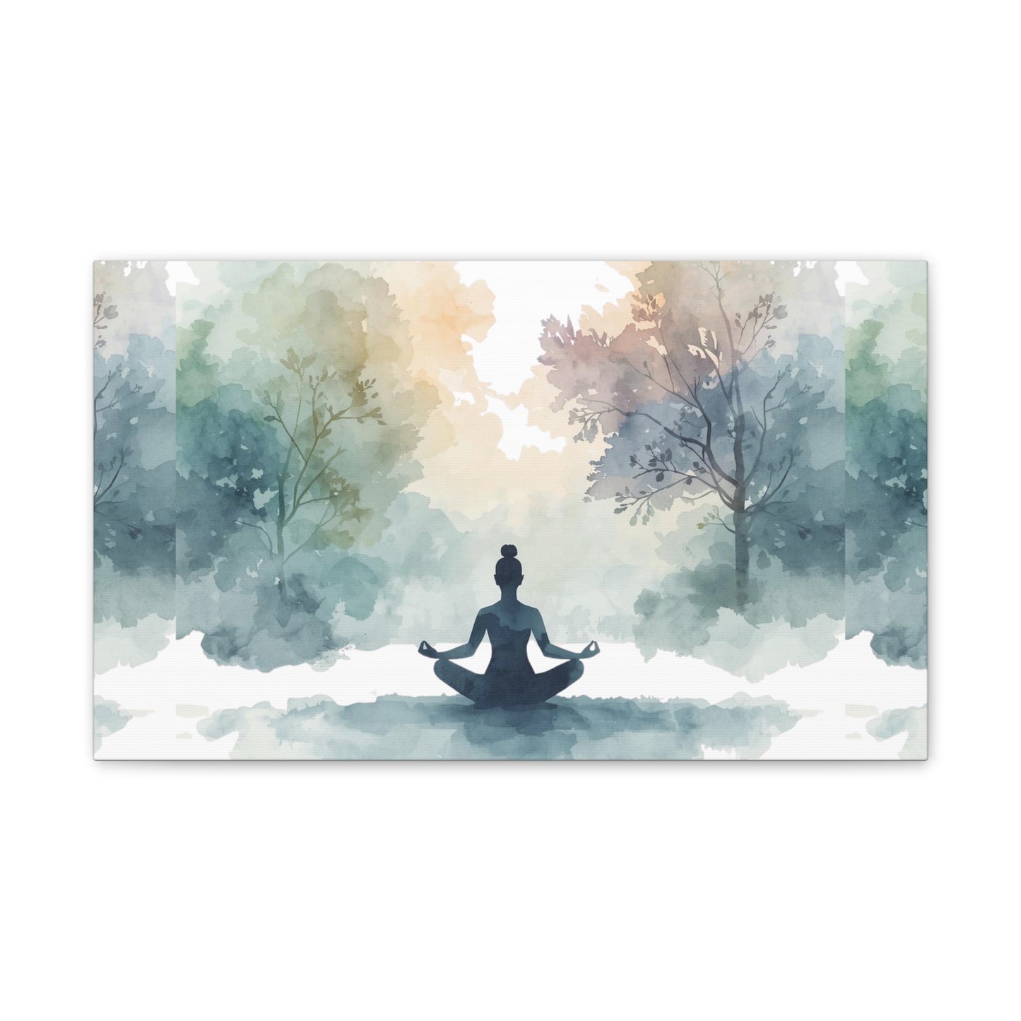 Peace Within Meditation Canvas Wall Art | Eco-Limited