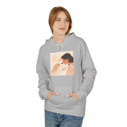 Dog Mom Love Moment Graphic Hoodie Gift | Eco-Friendly - Limited