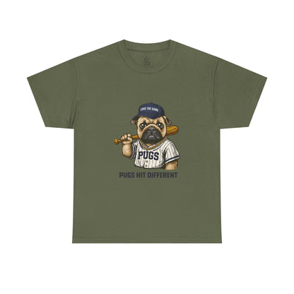 Pugs Hit Different T-Shirt | Eco-Limited