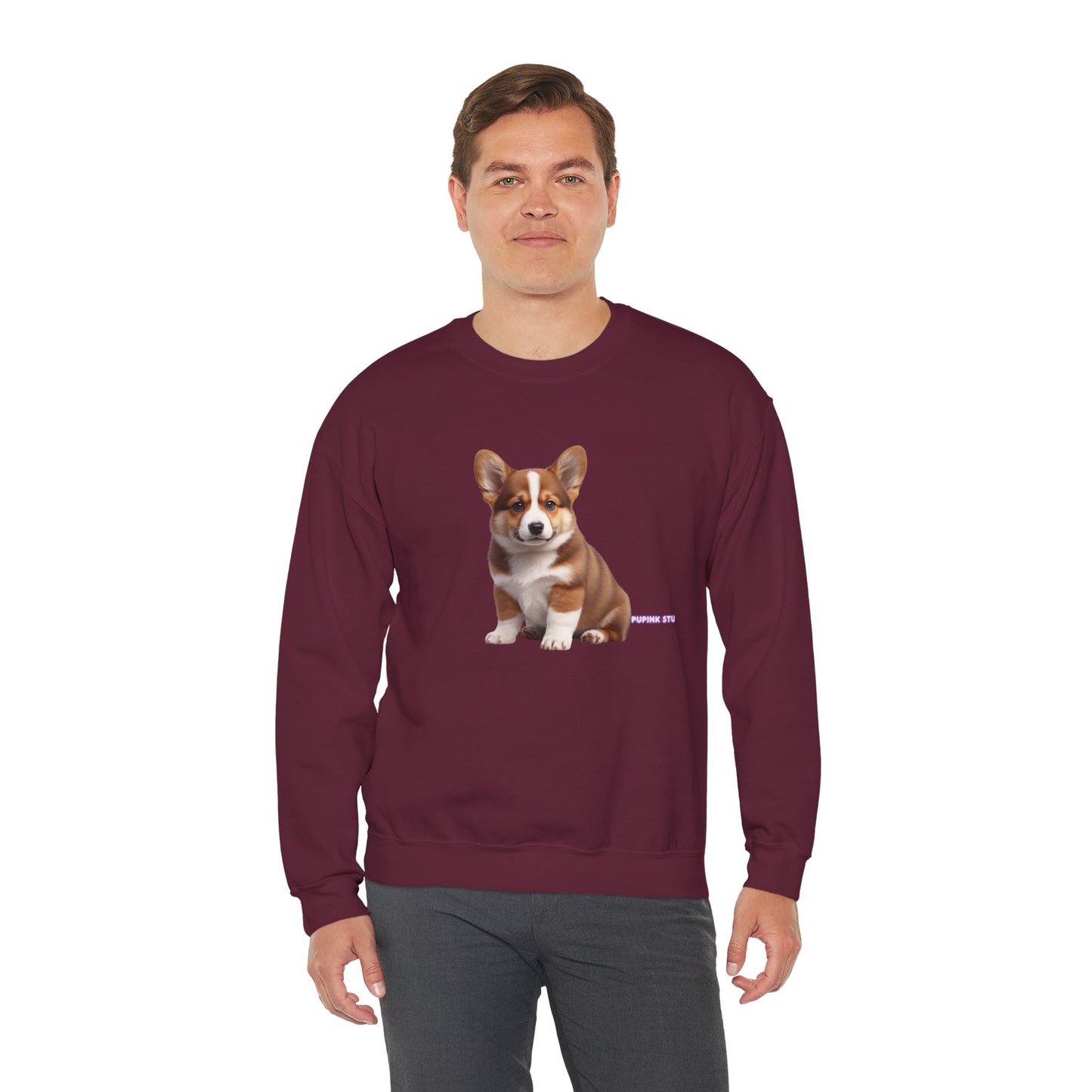 Corgi Puppy Graphic Sweatshirt|Eco-Friendly - Limited
