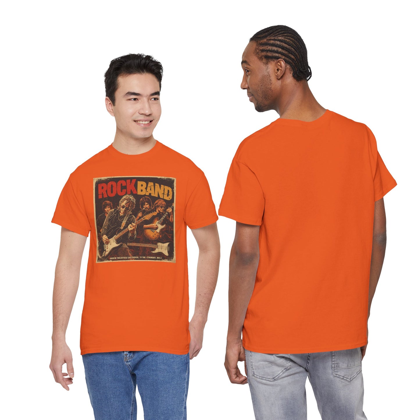 Rock Band Vintage Poster Art T-Shirt | Eco-Limited