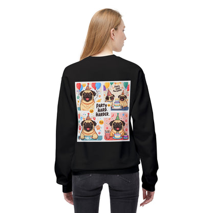 Party Hard Pug Birthday Sweater | Eco-Limited