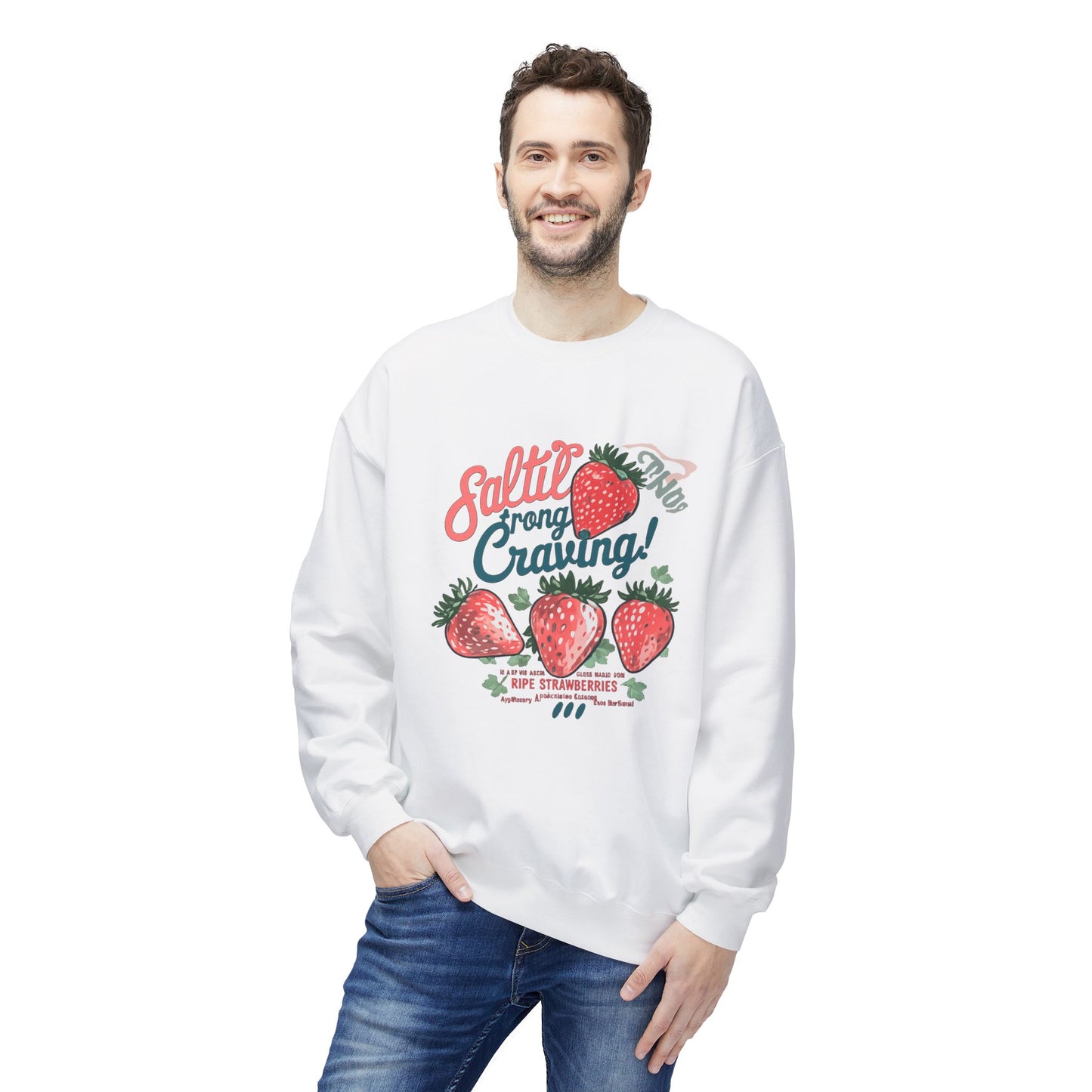 Salted Strong Craving Strawberry Graphic Sweater | Eco - Limited