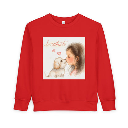 Sweethearts Puppy Moment Children Sweater | Eco-Limited
