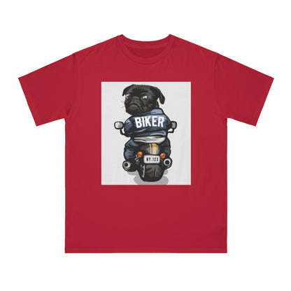 Organic Biker Pug T-Shirt | Organic-Limited