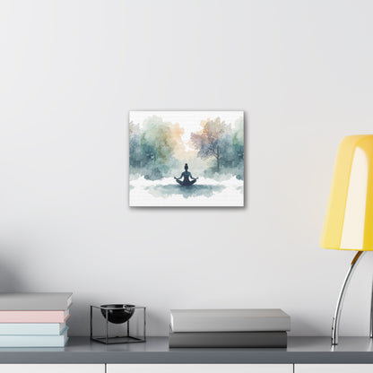 Peace Within Meditation Canvas Wall Art | Eco-Limited