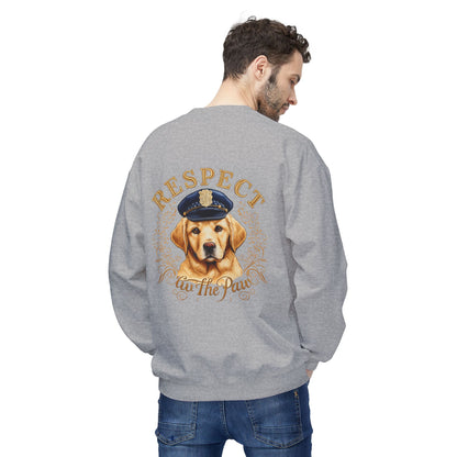 Respect The Paw Golden Retriever Sweatshirt | Eco-Limited