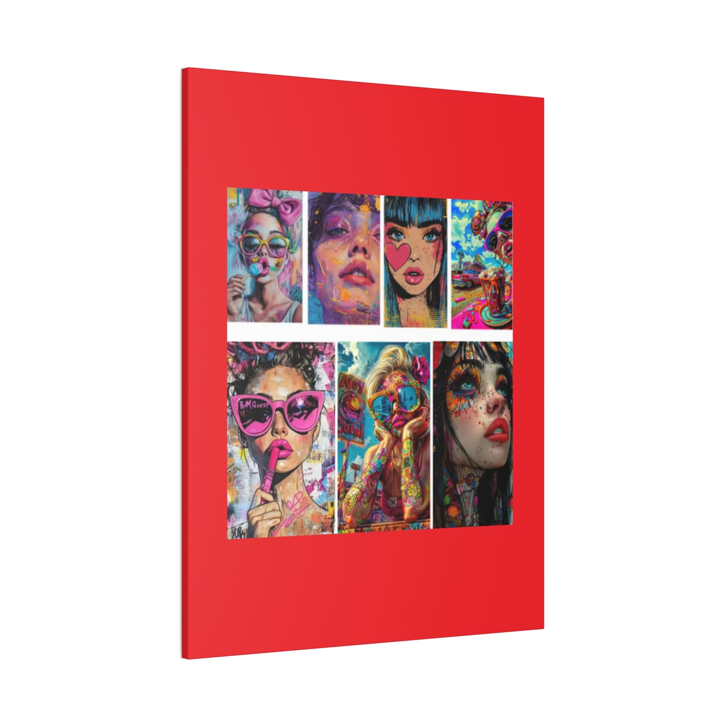 Pop Art Muse Canvas | Statement Wall Art