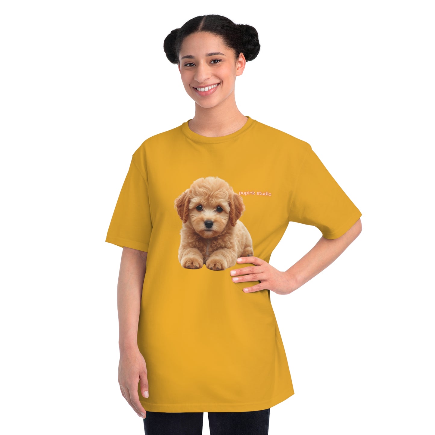 Organic Puppy Portrait T-Shirt | Organic-Limited