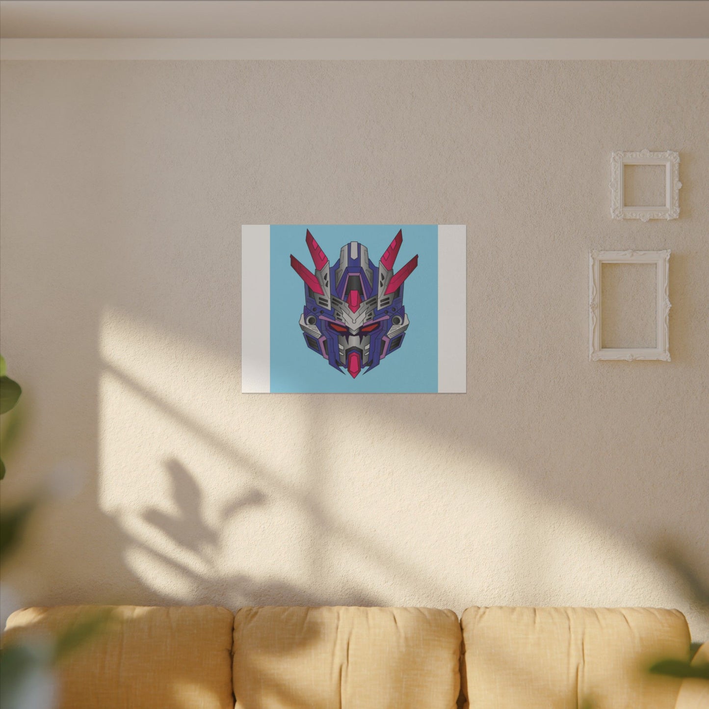 Mecha Warrior Helmet Organic Canvas